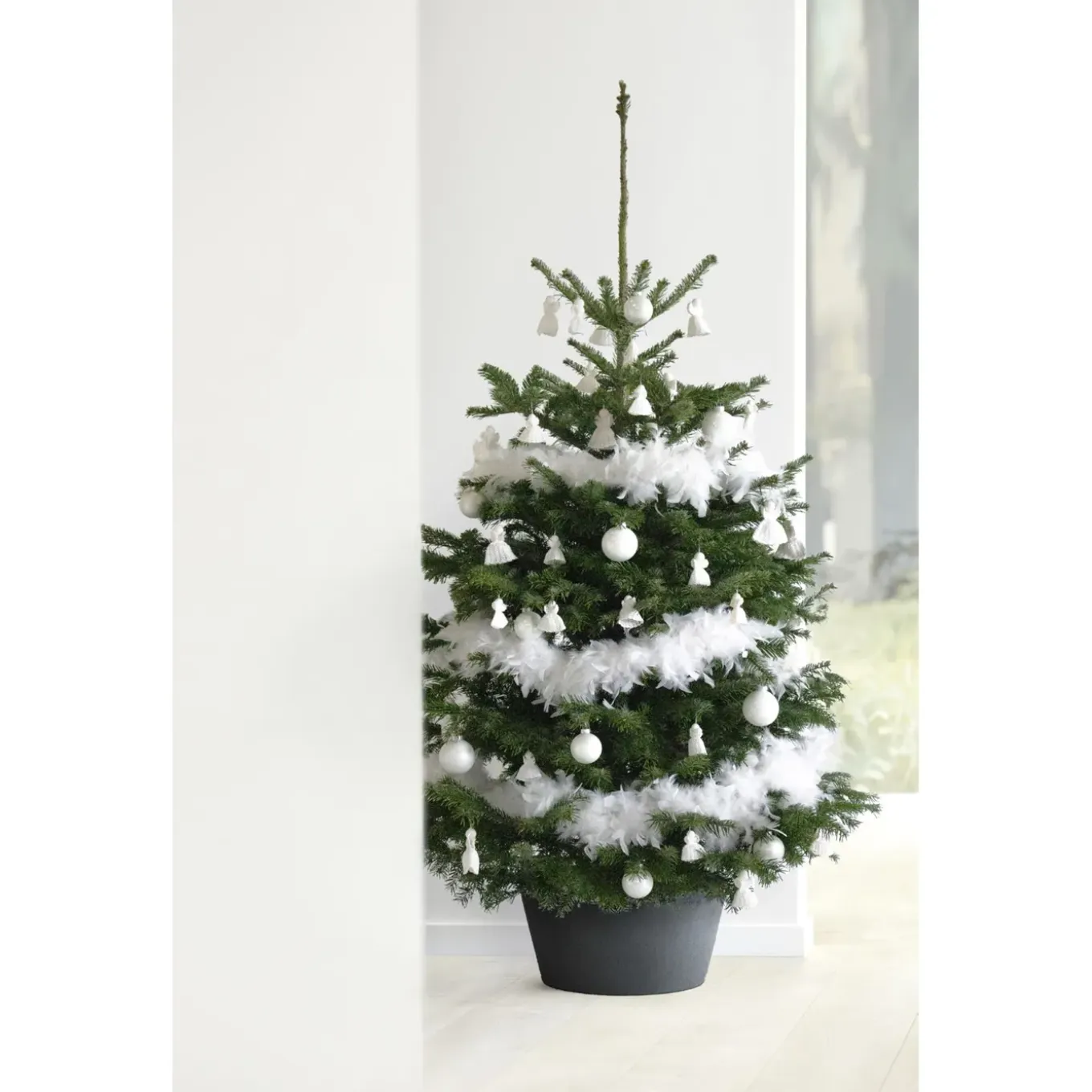 Ecopots Kerstboomvoet Xl - Donkergrijs - Geschikt Voor Bomen Tot 300 Cm - Met Waterreservoir