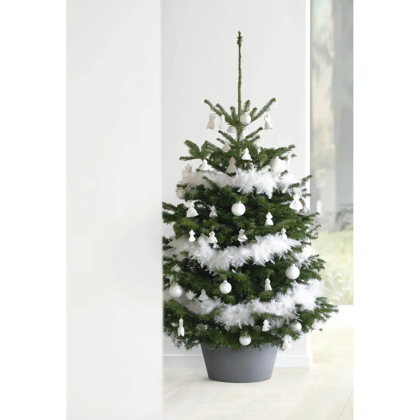 Ecopots Kerstboomvoet Xl - Grijs - Geschikt Voor Bomen Tot 300 Cm - Met Waterreservoir
