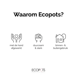Ecopots Kerstboomvoet Xl - Grijs - Geschikt Voor Bomen Tot 300 Cm - Met Waterreservoir