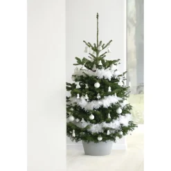 Ecopots Kerstboomvoet Xl - Witgrijs - Geschikt Voor Bomen Tot 300 Cm - Met Waterreservoir