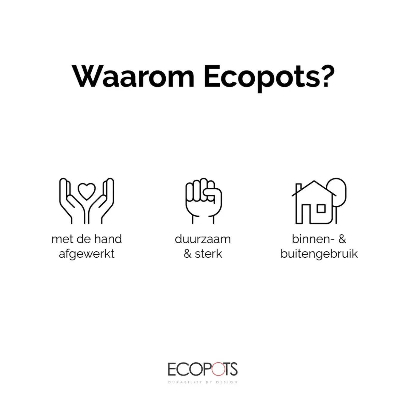 Ecopots Kerstboomvoet Xl - Witgrijs - Geschikt Voor Bomen Tot 300 Cm - Met Waterreservoir