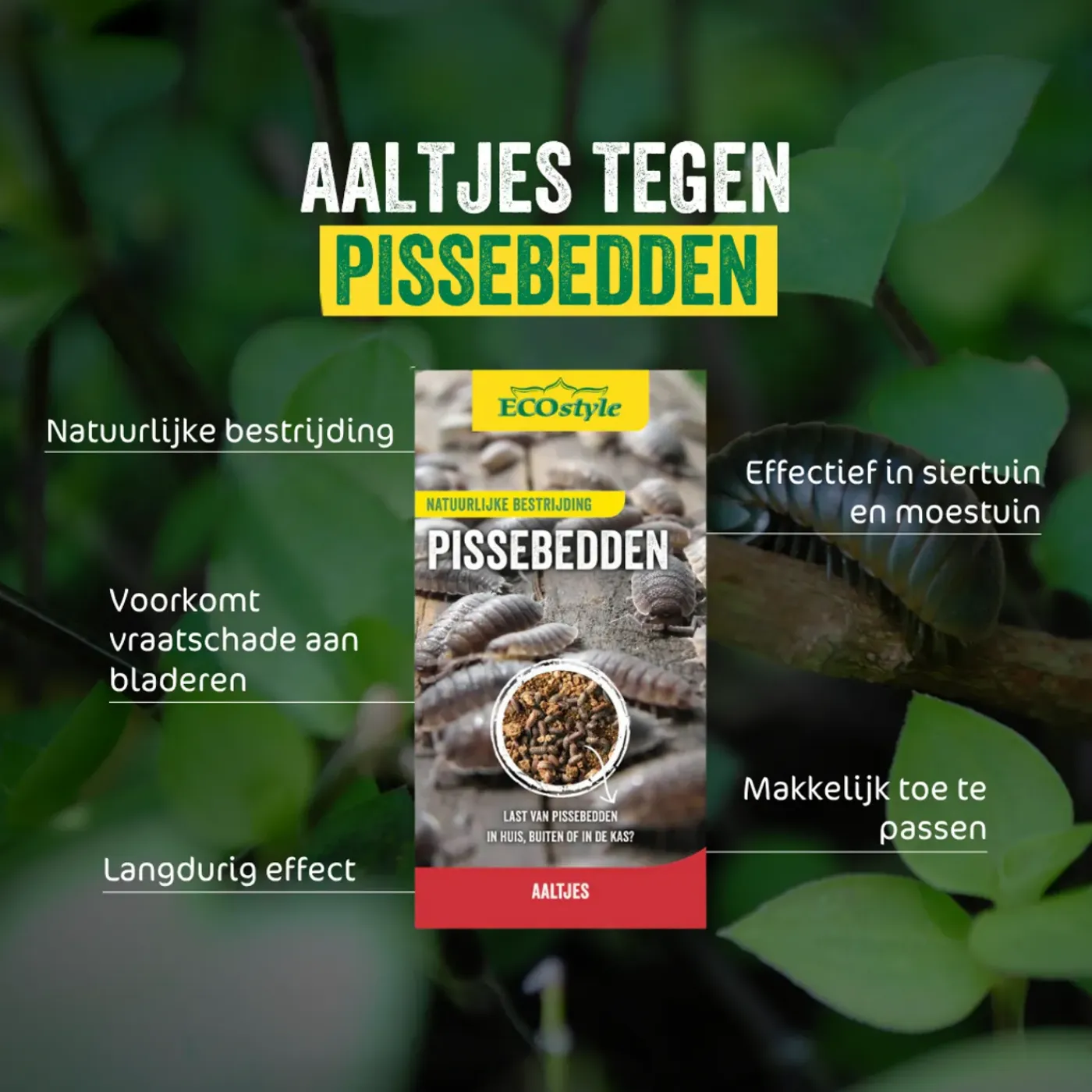 ECOstyle Aaltjes Tegen Pissebedden Val - 1 Stuk