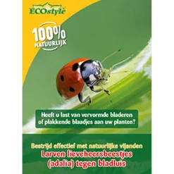 Ecostyle larven lieveheersbeestje tegen bladluis 5m²