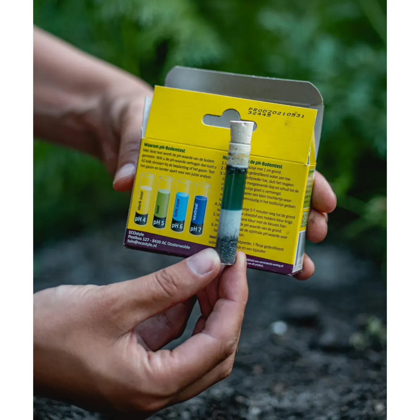EcoStyle pH Bodemtestkit - Voor grond - Maximaal 8 tests