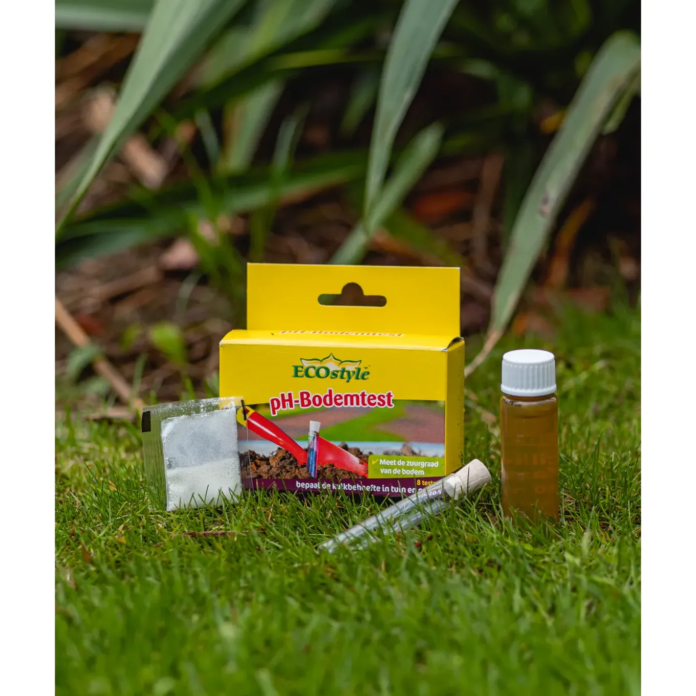 EcoStyle pH Bodemtestkit - Voor grond - Maximaal 8 tests
