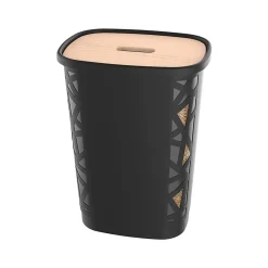 EDA Houtpellets Opslag Xl Met Deksel - 70 Liter - 45 Kg - 66,4 Cm Hoog - Kunststof