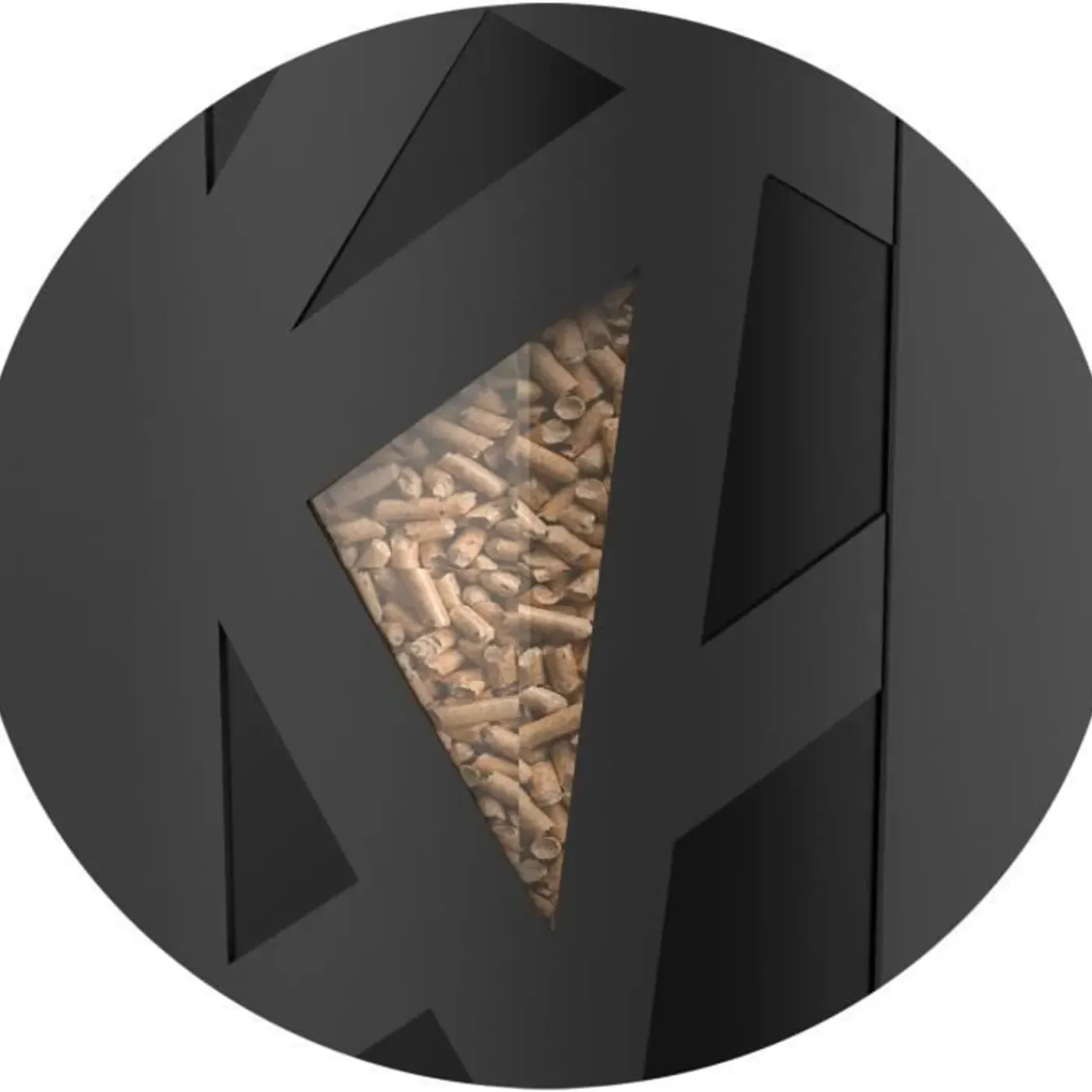 EDA Houtpellets Opslag Xl Met Deksel - 70 Liter - 45 Kg - 66,4 Cm Hoog - Kunststof