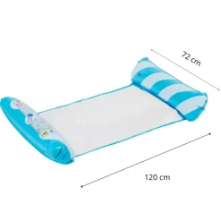Eddy Toys Hangmat Opblaasbaar Blauw