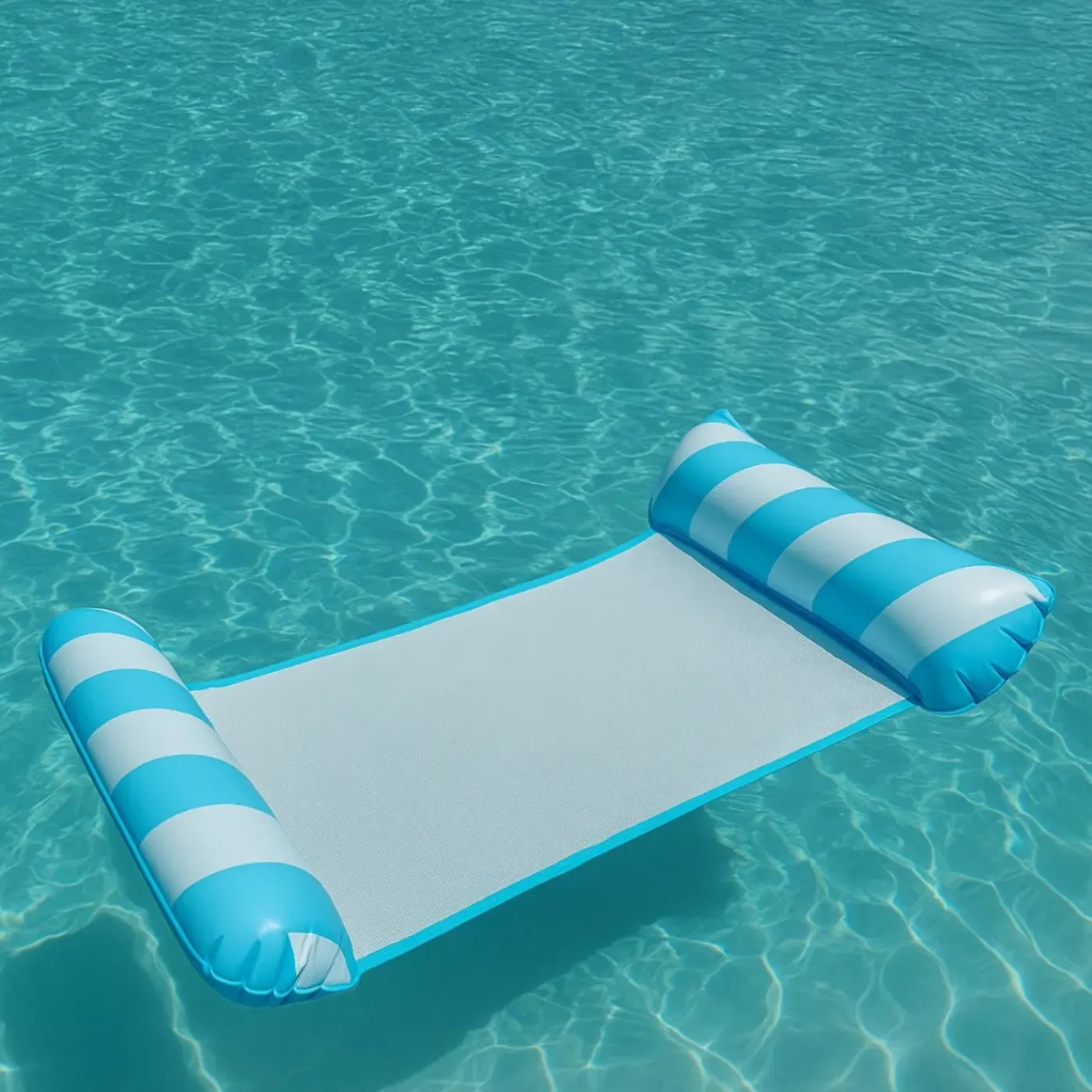 Eddy Toys Hangmat Opblaasbaar Blauw