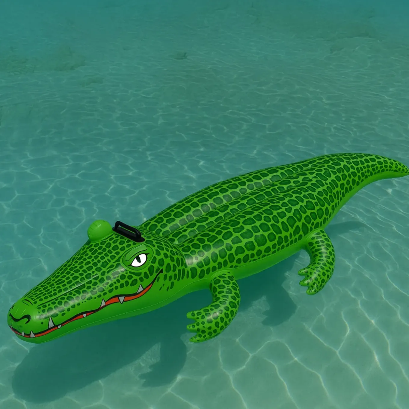 Eddy Toys Opblaas Krokodil – Opblaasdier Kinderen