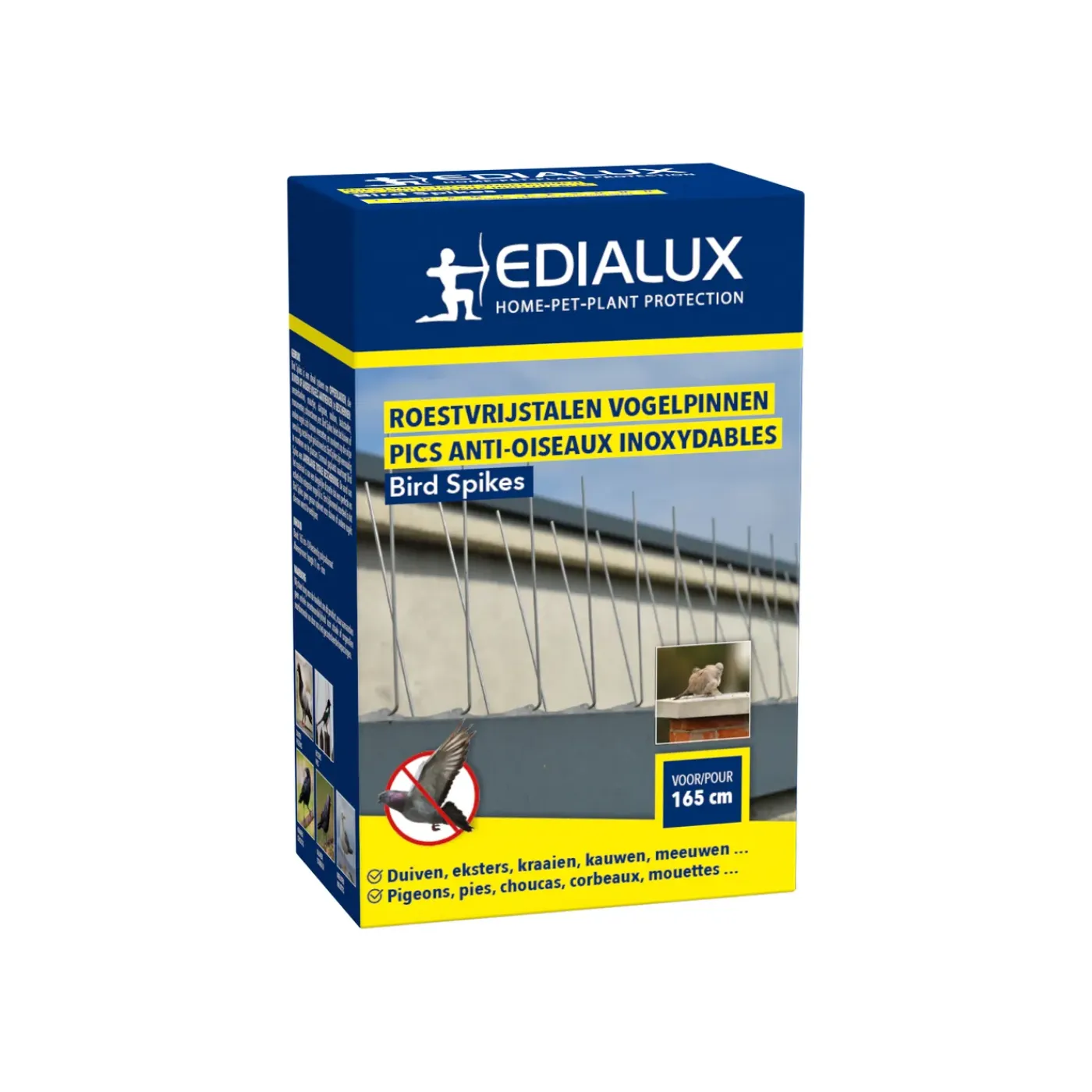 Edialux Bird Spikes Vogelwering - 165 cm