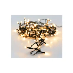 Edm Glitterslinger - Kerstsfeer - Warm Wit Licht - 96 __led__ Lampjes - 7 M - 72085