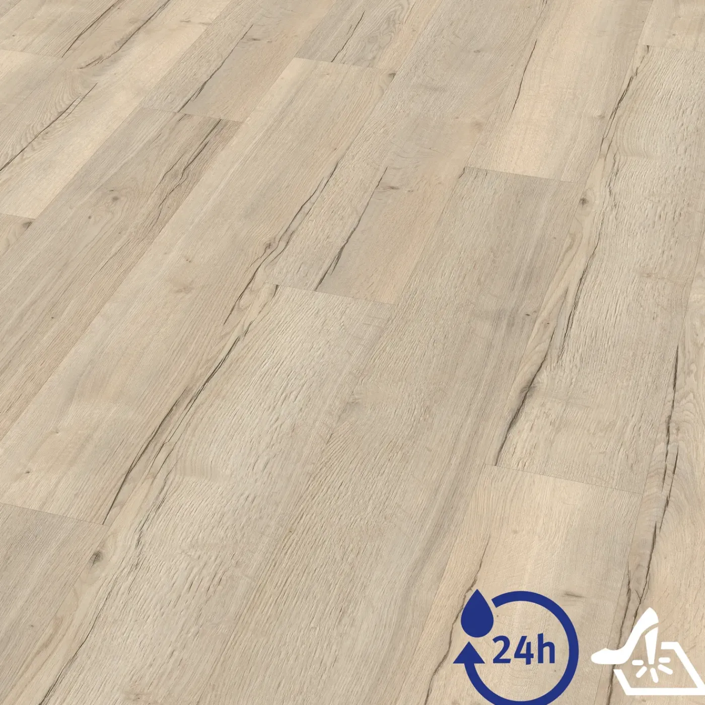 Egger Eco Vloer Aquadura Edf144 Halifax Eiken Wit 7,5mm, 1,995m²