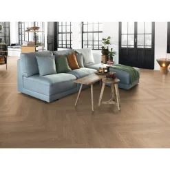 Egger Laminaatvloeren Naturesense Herringbone Visgraat El2134 Baronia Eiken Bruin 8mm, 1,976m²