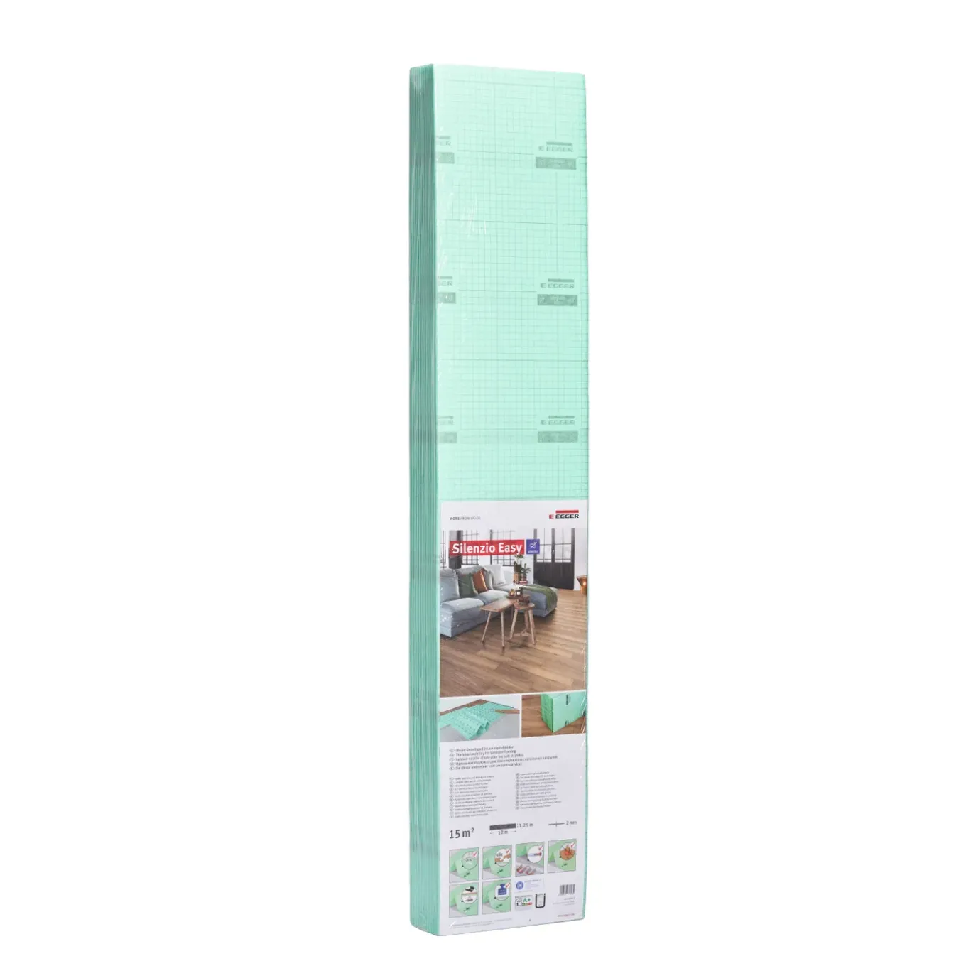 EGGER 'Silenzio Easy' laminaat ondervloer 18dB 15m²