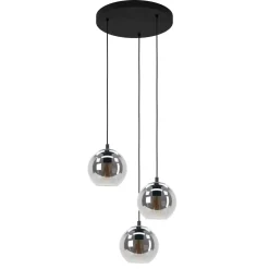 EGLO hanglamp Ariscani zwart 3xE27