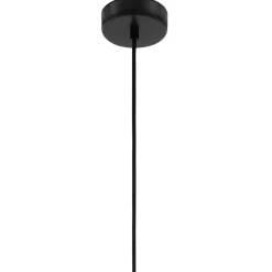 Eglo hanglamp Carlton 1 zwart koper ⌀38,5cm E27