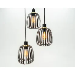 EGLO hanglamp Pocicas zwart ⌀35cm 3xE27