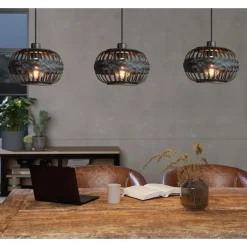 Eglo hanglamp Towcester zwart 3xE27