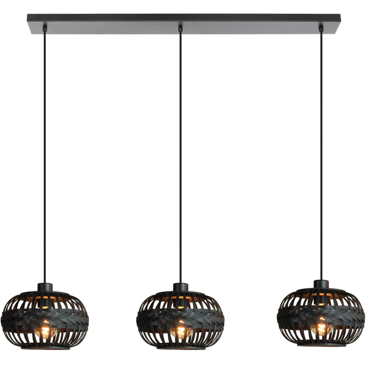 Eglo hanglamp Towcester zwart 3xE27