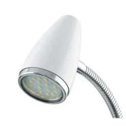 Eglo klemspot Riccio chroom wit GU10 3W