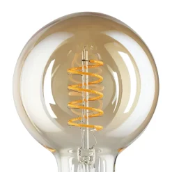 EGLO Ledfilamentlamp G95 - Amber - E27 - 8W