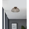 EGLO plafondlamp Espinal brons ⌀23cm E27