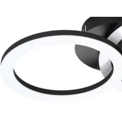 EGLO plafondlamp Parrapos-Z zwart 15W
