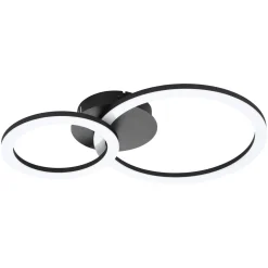 EGLO plafondlamp Parrapos-Z zwart 15W