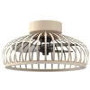Eglo Plafondventilator Portsmouth met CCT LED - Zand - 43cm - met afstandsbediening