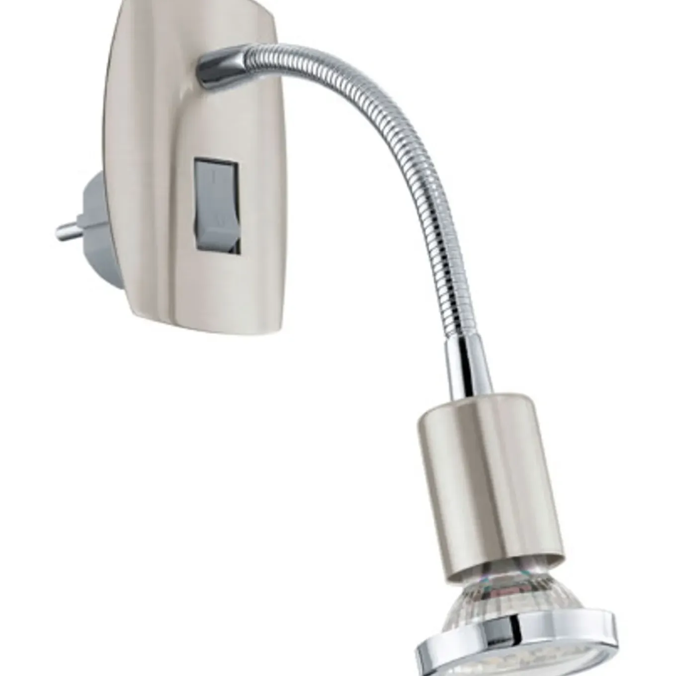 EGLO stekkerspot Mini 4 nikkel chroom 3W