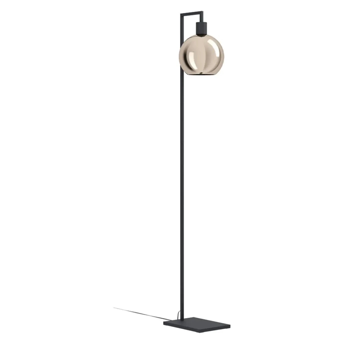 Eglo vloerlamp Cesenatico glas koper E27