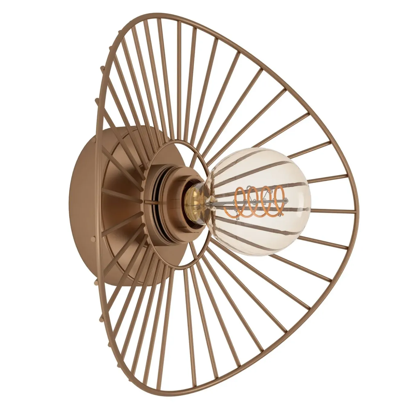 EGLO Wandlamp Casorzo M - Brons - E27