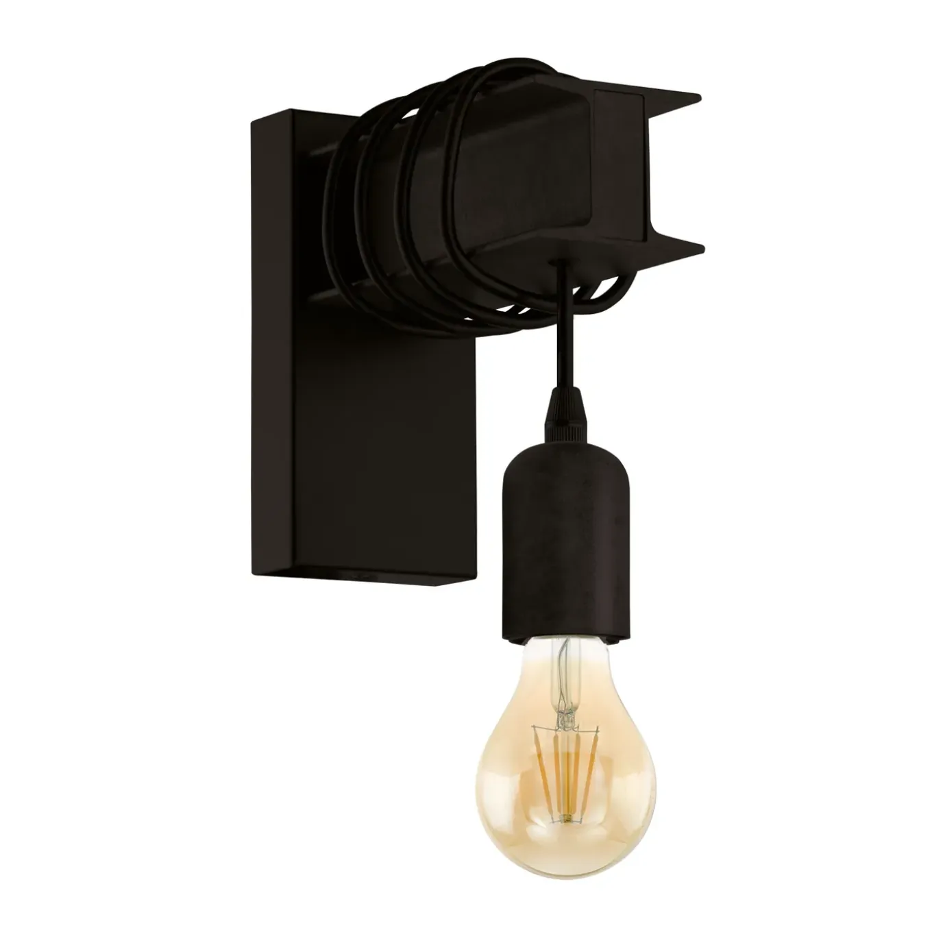 EGLO wandlamp Townshend 6 zwart E27 10W