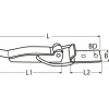 Eierkistsluiting - Aantreksluiting - Kistsluiting - Spansluiting - 73x19mm - Rvs 304 - 2 stuks