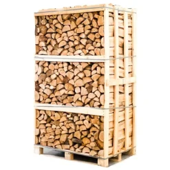 Huismerk Eikenhout - Hele Pallet Ovengedroogd Gekloofd Eiken Haardhout 25cm