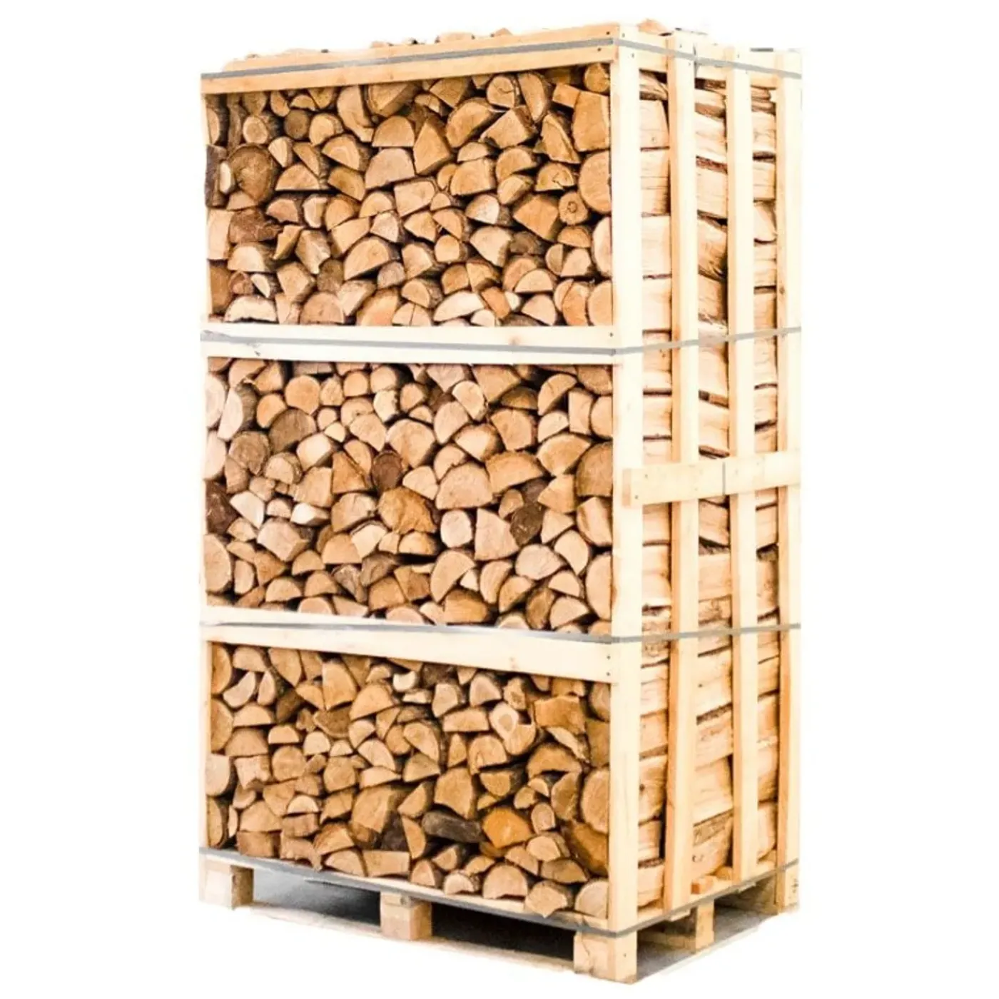 Huismerk Eikenhout - Hele Pallet Ovengedroogd Gekloofd Eiken Haardhout 25cm