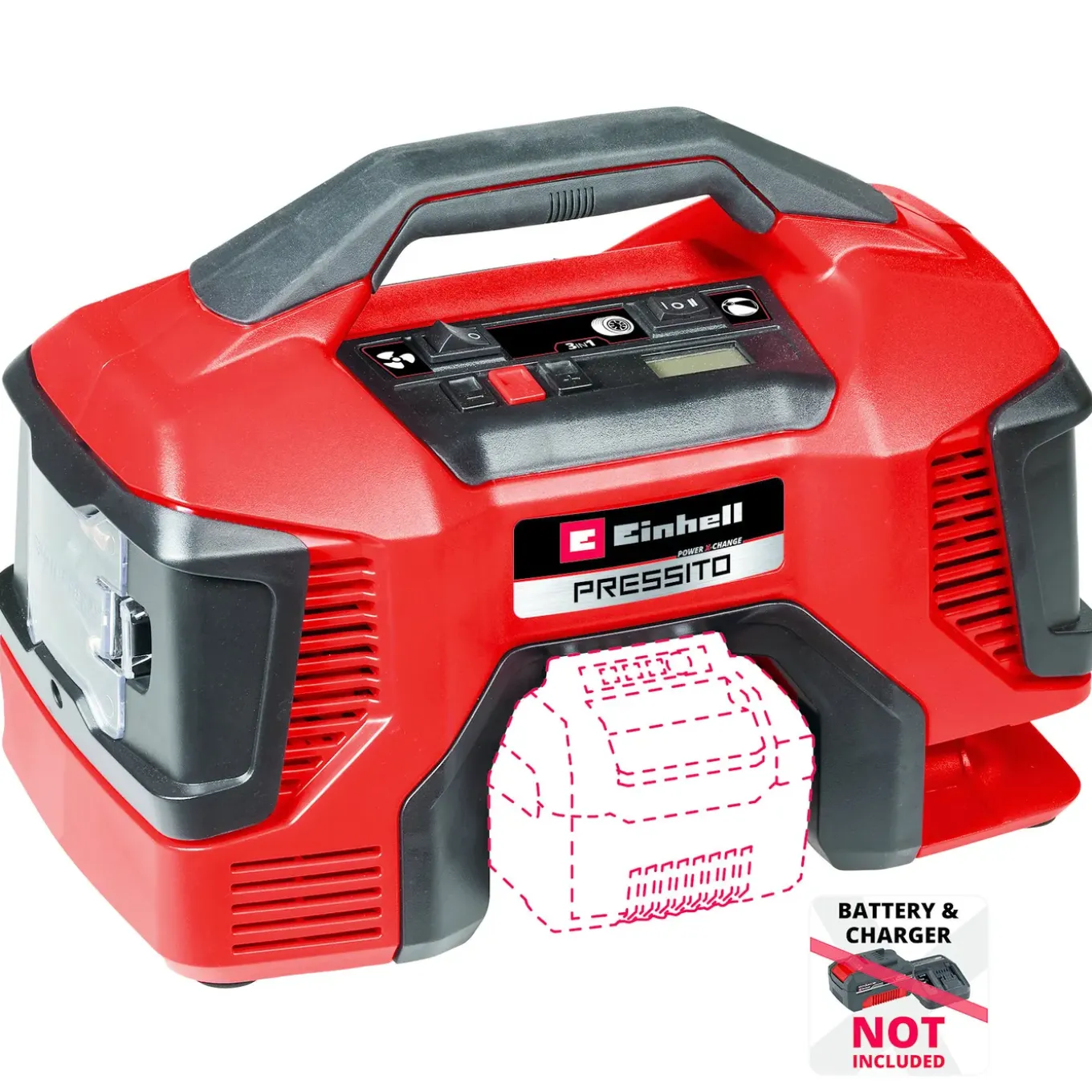 Einhell Accu Compressor Pressito 18/21