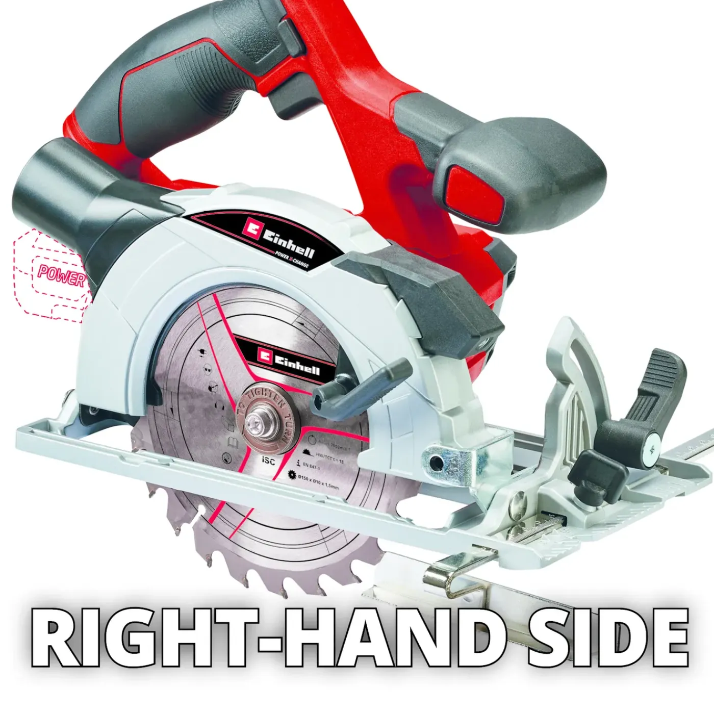 Einhell Accu-handcirkelzaag Te-cs 18/150 Li Solo