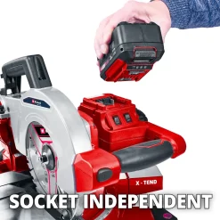 Einhell Accu Kap- En Verstekzaag Te-ms 18/210 Li Solo