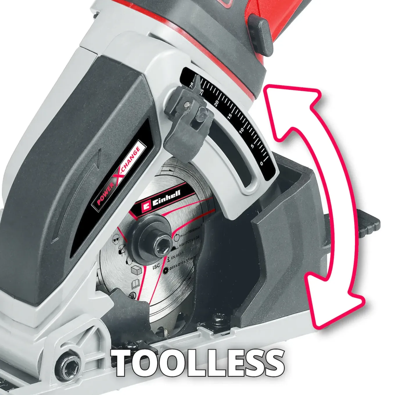 Einhell Accu Mini Cirkelzaag Te-cs 18/89 Li Solo