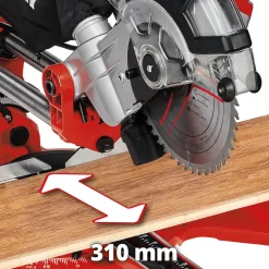 Einhell Afkortzaag TC-SM 2131 Dual - 1800W Gesnoerd - Met lasergeleider
