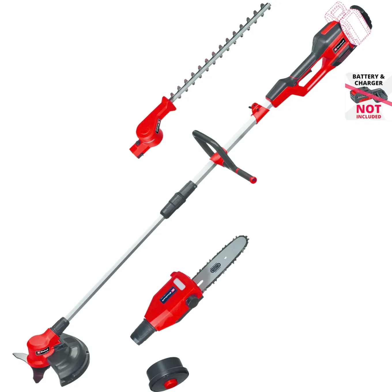 Einhell Tuinmultitool Ge-lm 36/4in1 Li Solo Accu 2x18v