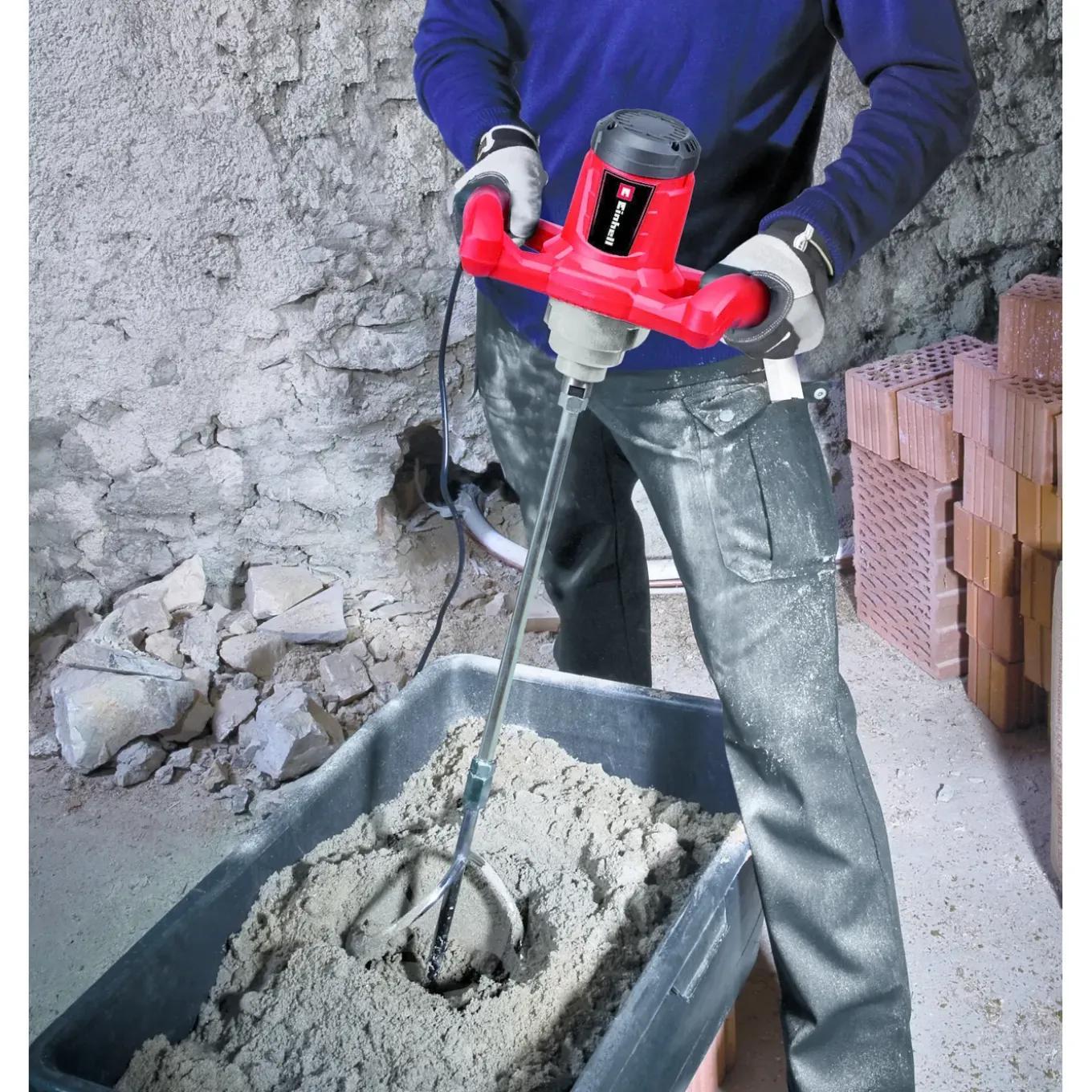 Einhell Verf- En Mortelmenger Tc-mx 1400-2 E