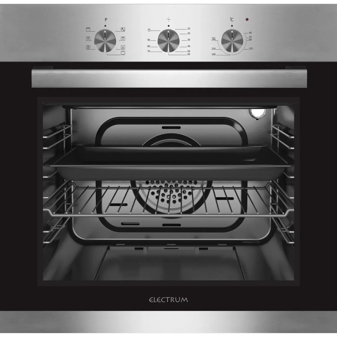 Electrum inbouwoven BIO 6001.1 IX RVS