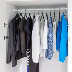 Eleganca Luxe Kleerhangers - Kledinghanger - Zwart - 45 x 22 CM (15 Stuks)