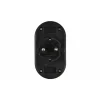 Elektrawebshop Stopcontact Splitter 226659 2 Voudig Zwart Verticaal Met Randaarde