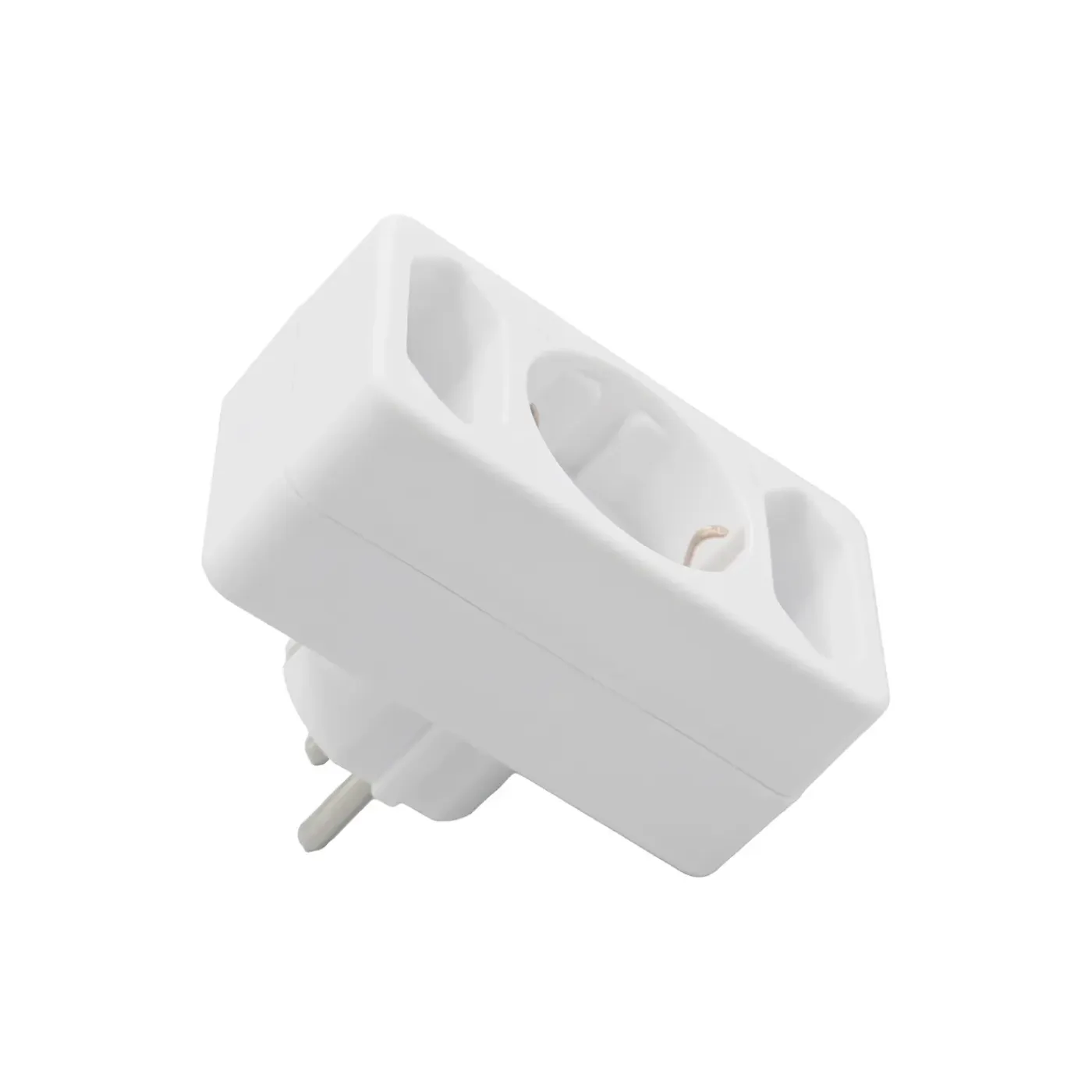 Elektrawebshop 226628 Stopcontact Verdeelstekker 2-voudig Euro + 1-voudig Met Randaarde