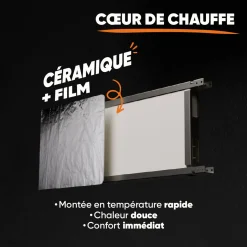 Elektrische Gietijzeren Warmteopslagradiator - Bestherm - + Film - Wandmodel - Wit - Almea