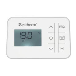 BESTHERM Elektrische Keramische Warmteopslagradiator - - Wandmodel - 2000 W - Wit - Alba